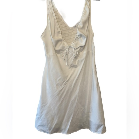 Mini Sundress with Smocked Back and adjustable Neckline - Picture 3 of 9